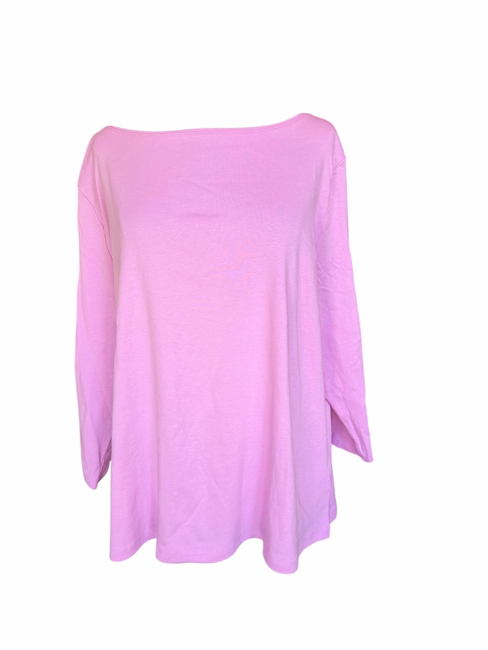 NWOT Talbots 100% Pima Cotton Bateau Neck 3/4 Sleeve The Talbots Tee